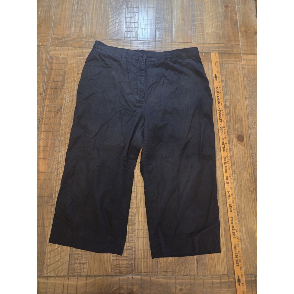 Lauren Ralph Lauren Navy Capris Size 18 100% Algodon